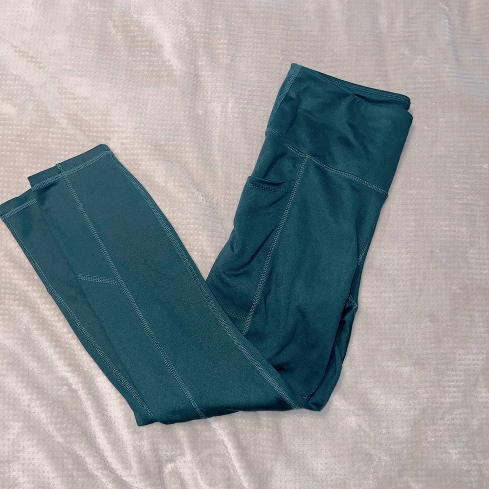 Marika Sport High Waist Pocket Leggings | Size M | Teal Green